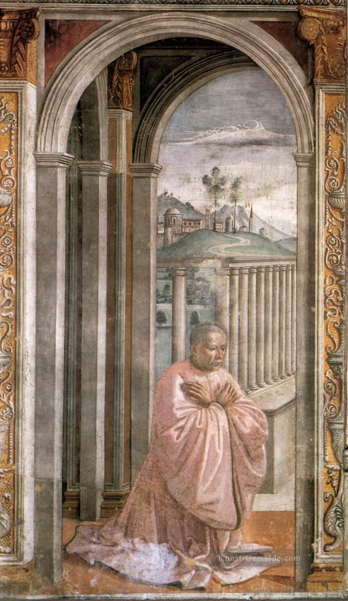 Porträt des Spenders Giovanni Tornabuoni Florenz Renaissance Domenico Ghirlandaio Ölgemälde